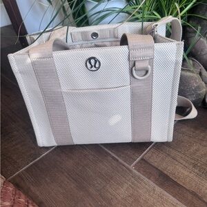 NWT Lululemon Two-Tone Canvas Tote Bag